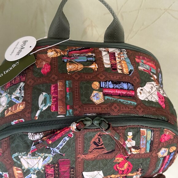 VERA BRADLEY HARRY POTTER BANCROFT BACKPACK:NWT HOGWARTS LIBRARY BAG#4 main image 5